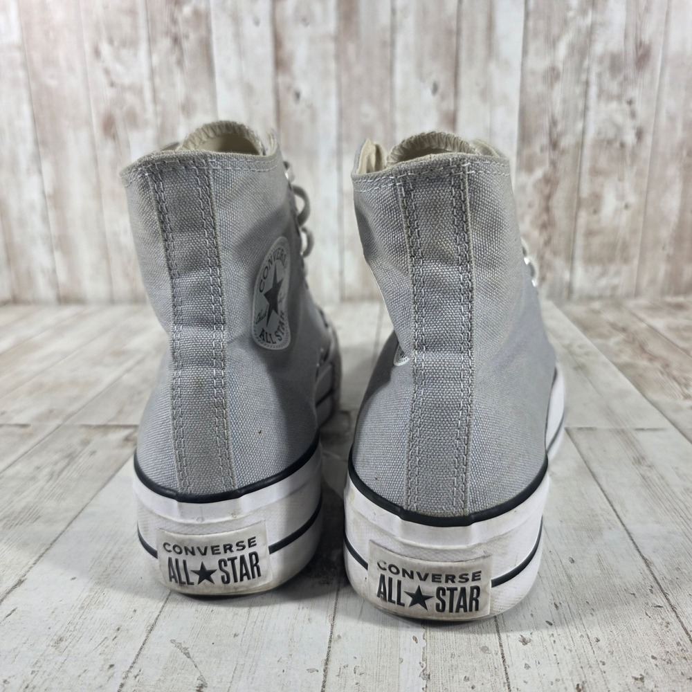 Converse Chuck Taylor All Star Lift Platform High Top Gray Womens 8 570434C - Picture 5 of 8